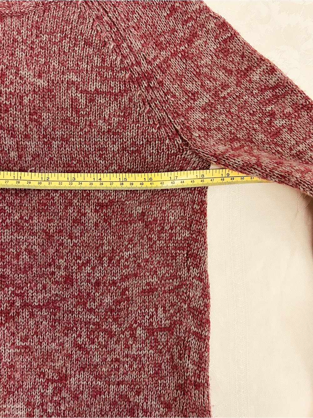 Toad & Co “Marlevelous Pullover” 100% Merino Wool Burgundy Marl Sweater Medium - Picture 7 of 13